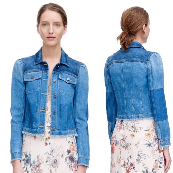 Rebecca Taylor Jackets & Blazers - Patchwork denim jacket from Rebecca Taylor